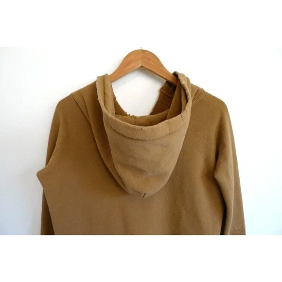 NILI LOTAN Janie Hoodie Sweatshirt Cotton Whiskey Camel Net-A-Porter XS $375 - Picture 6 of 8